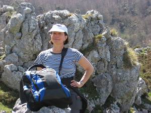 Picture of Virginia Quesada hiking in the Austorias