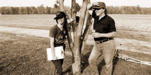 Virginia Quesada and Danny Gatton in Newburg, MD 4.24.1990