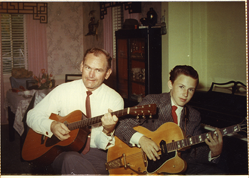 Danny Gatton Junior & Danny Gatton Senior playing Guitar