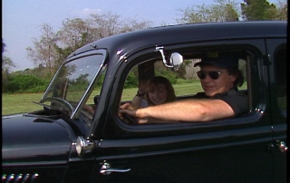 Danny & Holly Gatton in his 1934 Ford, Newburg, Maryland