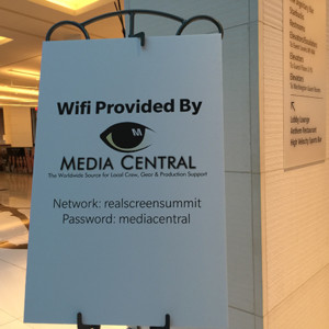 Real Screen Summit -WIFI provided by Media Central