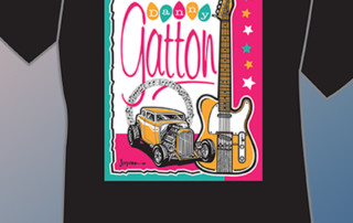 Danny Gatton 1st Tribute T-Shirt by Ronnie Joyner