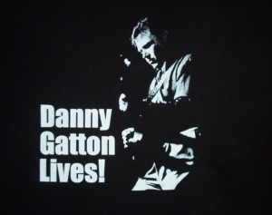 Archive of a Danny Gatton Lives! T-Shirt that was designed by Ed & Dixie Eastridge of Big Mo!