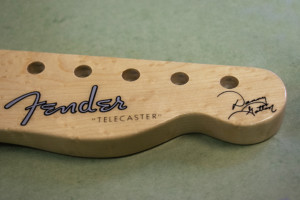 Danny Gatton Signature Fender Telecaster neck with decals