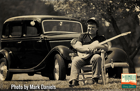 Danny Gatton with his 1934 Ford and his signature Fender Telecaster